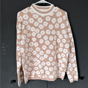 Pretty Garden floral sweater - size M
